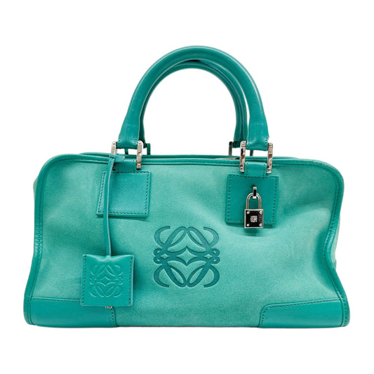 Amazona 28 Turquoise Green Anagram Handle Bag