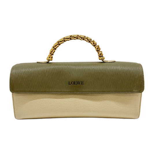 Velazquez Green Leather Hand Bag