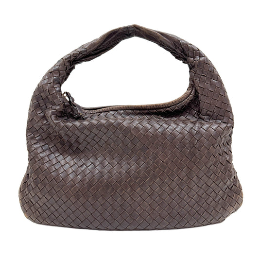 Veneta Intrecciato Brown Leather Shoulder Bag