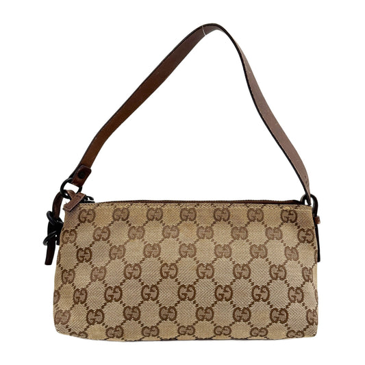 Brown GG Canvas Shoulder Pochette