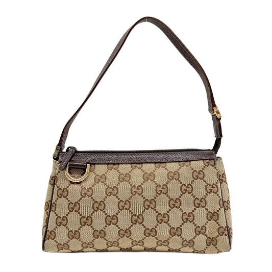 D-Ring BrownvGG Canvas Handle Bag