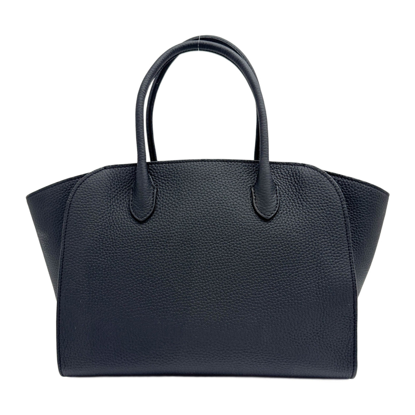 Marlo Black Leather Handle Bag