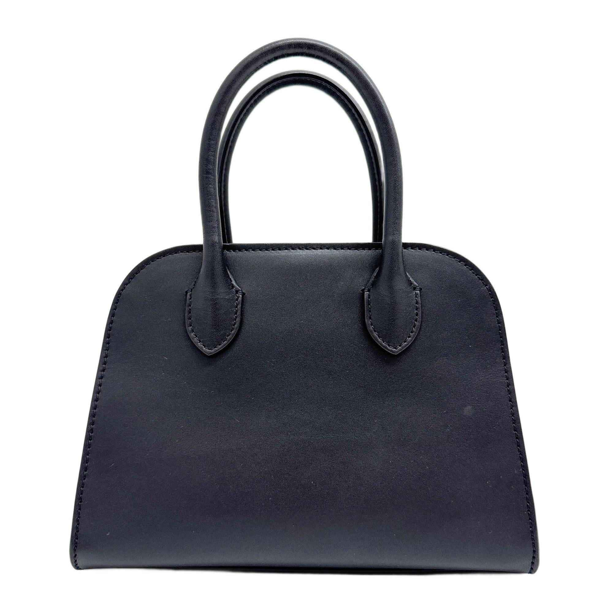 Margaux 7.5 Black Leather Two Way Bag