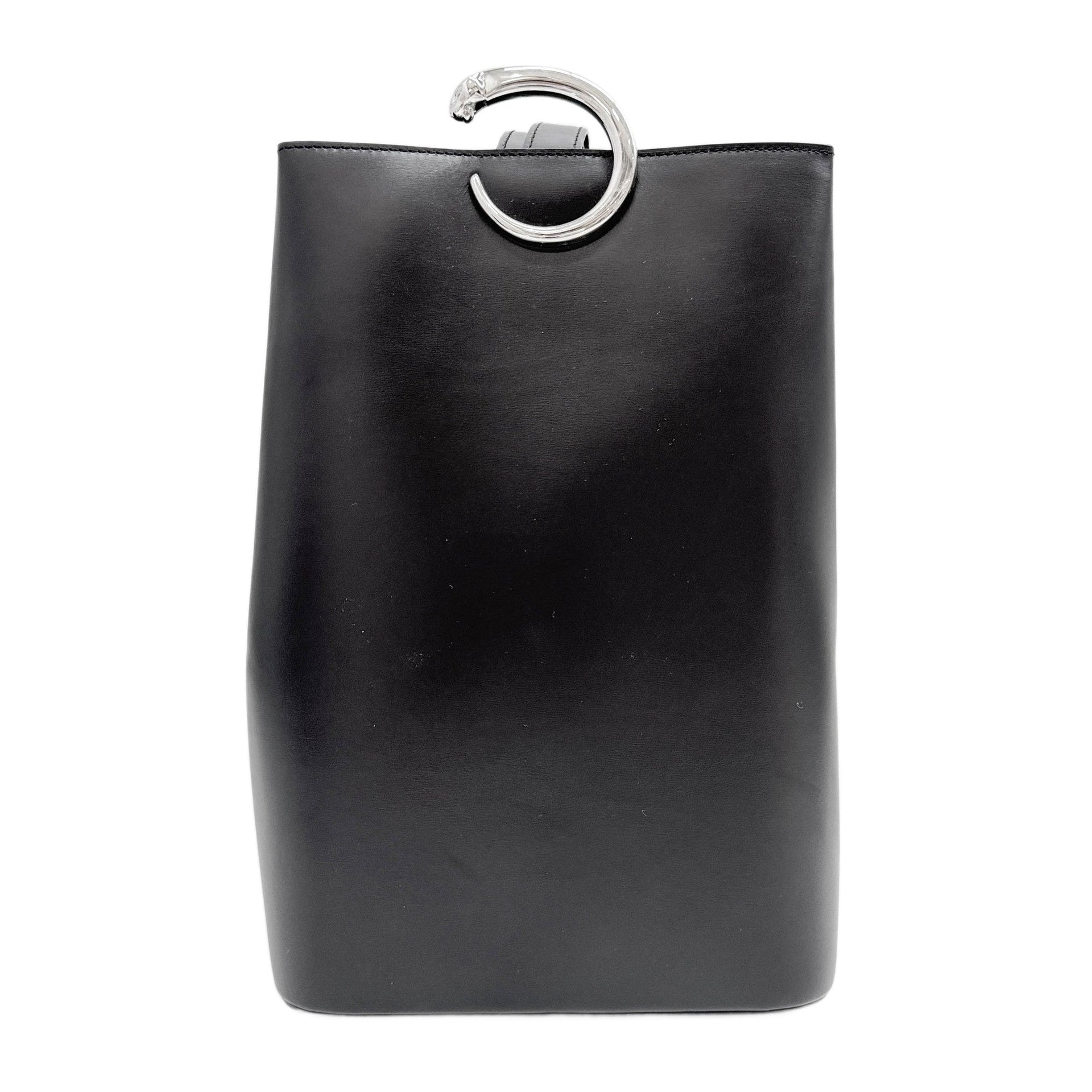 CARTIER Panthere Black Leather Shoulder Sling Bag – HIVE PRELOVED