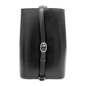 cartier panther panthere leather black sling bag backpack Panthere Black Leather Shoulder Sling Bag