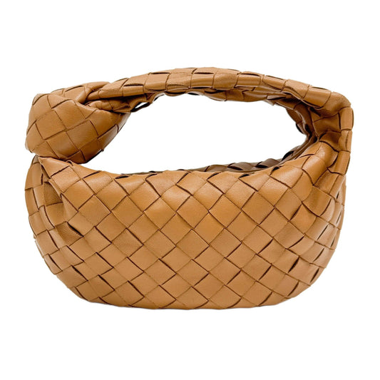 Mini Jodie Beige Leather Hand Bag