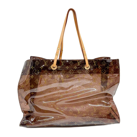 Cruise Brown Monogram Vinyl Tote Bag