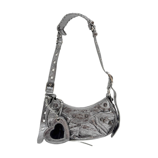 Giant 12 The Cagole Silver Leather Shoulder