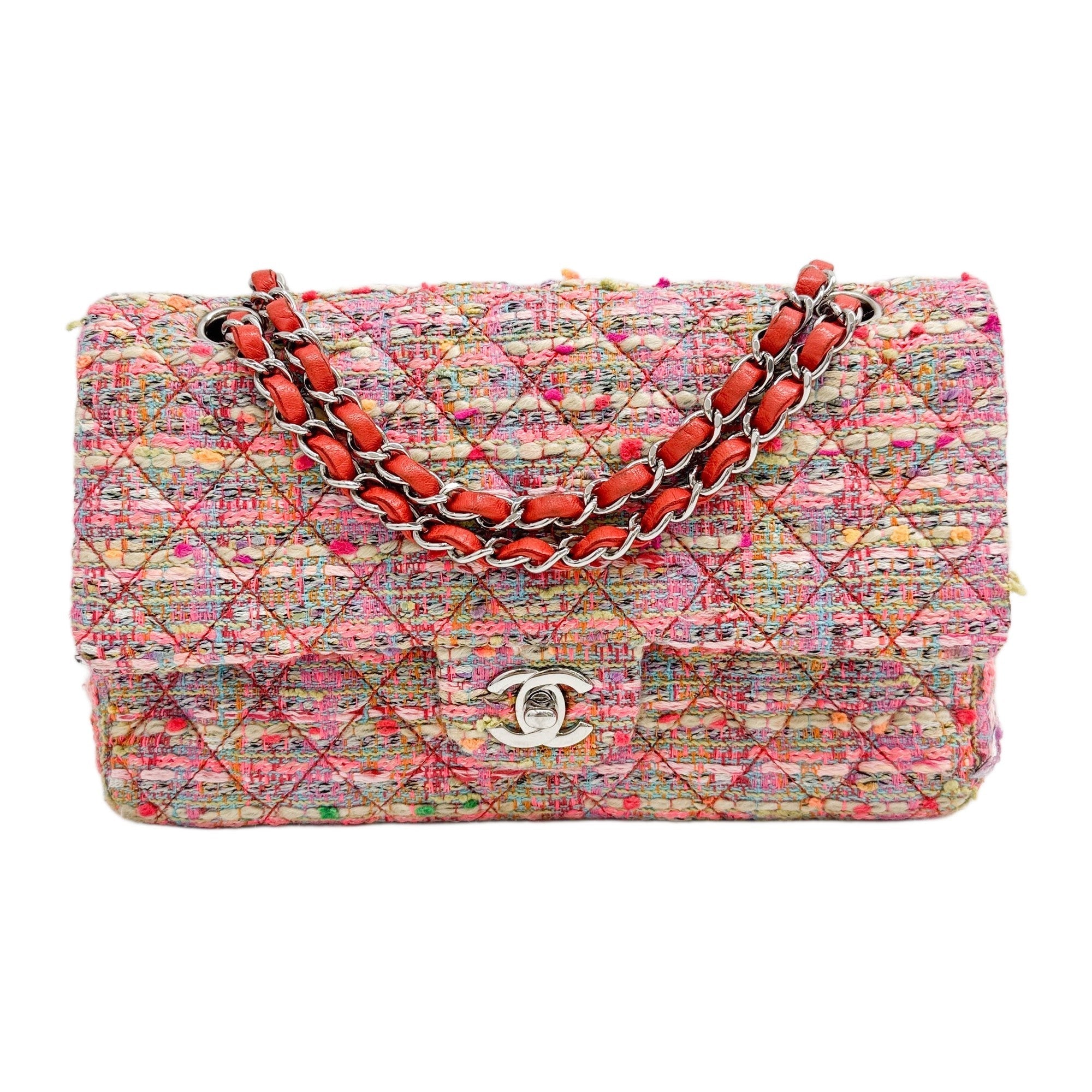 Classic Double Flap 2010-2011 Multicolor Tweed Crossbody Bag