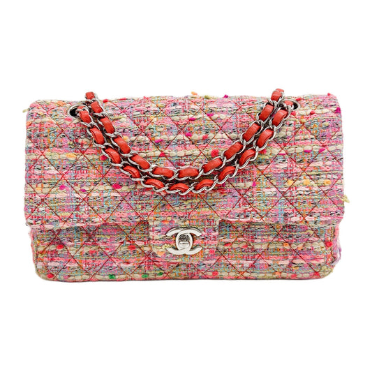 Classic Double Flap 2010-2011 Multicolor Tweed Crossbody Bag