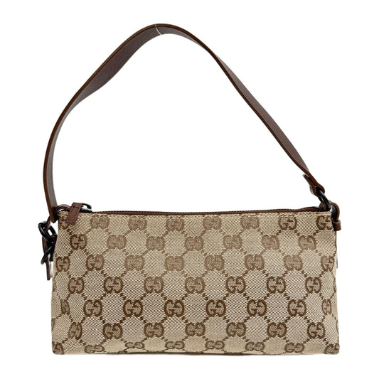 Boat GG Brown Canvas Shoulder Bag
