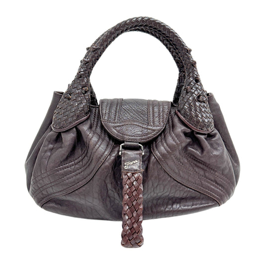 Mini Spy Espresso Brown Leather Hand Bag