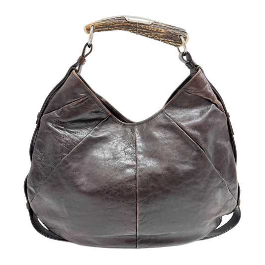 Mombasa Brown Leather Handle Bag