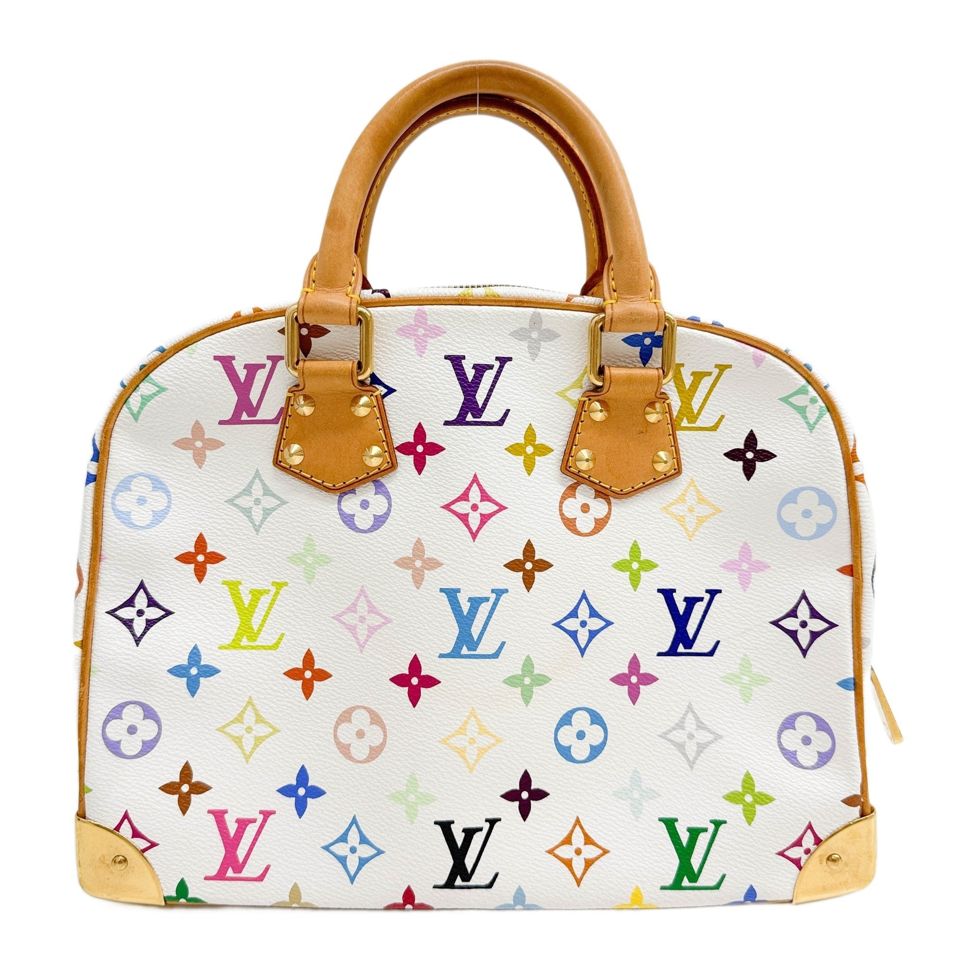 LV x Takashi Murakami Trouville Multicolor Monogram Canvas Handbag