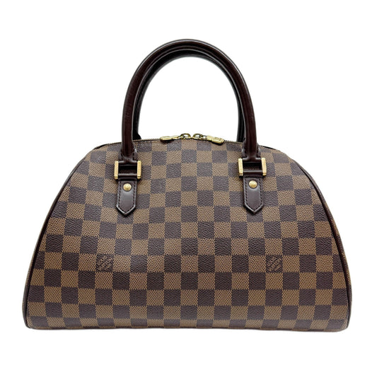 Rivera MM Brown Damier Canvas Shoulder