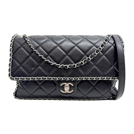 Classic Flap 2019 Matelasse Black Leather Shoulder Bag