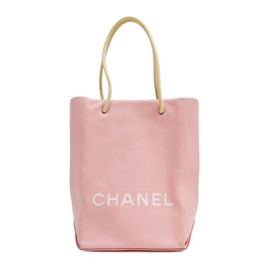 Essential 2008 Pink Leather Shopper Tote Bag