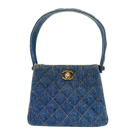 ~2008 Matelasse Blue Denim Hand bag