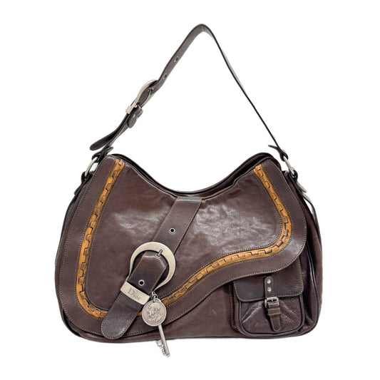 Gaucho Brown Leather Shoulder Bag