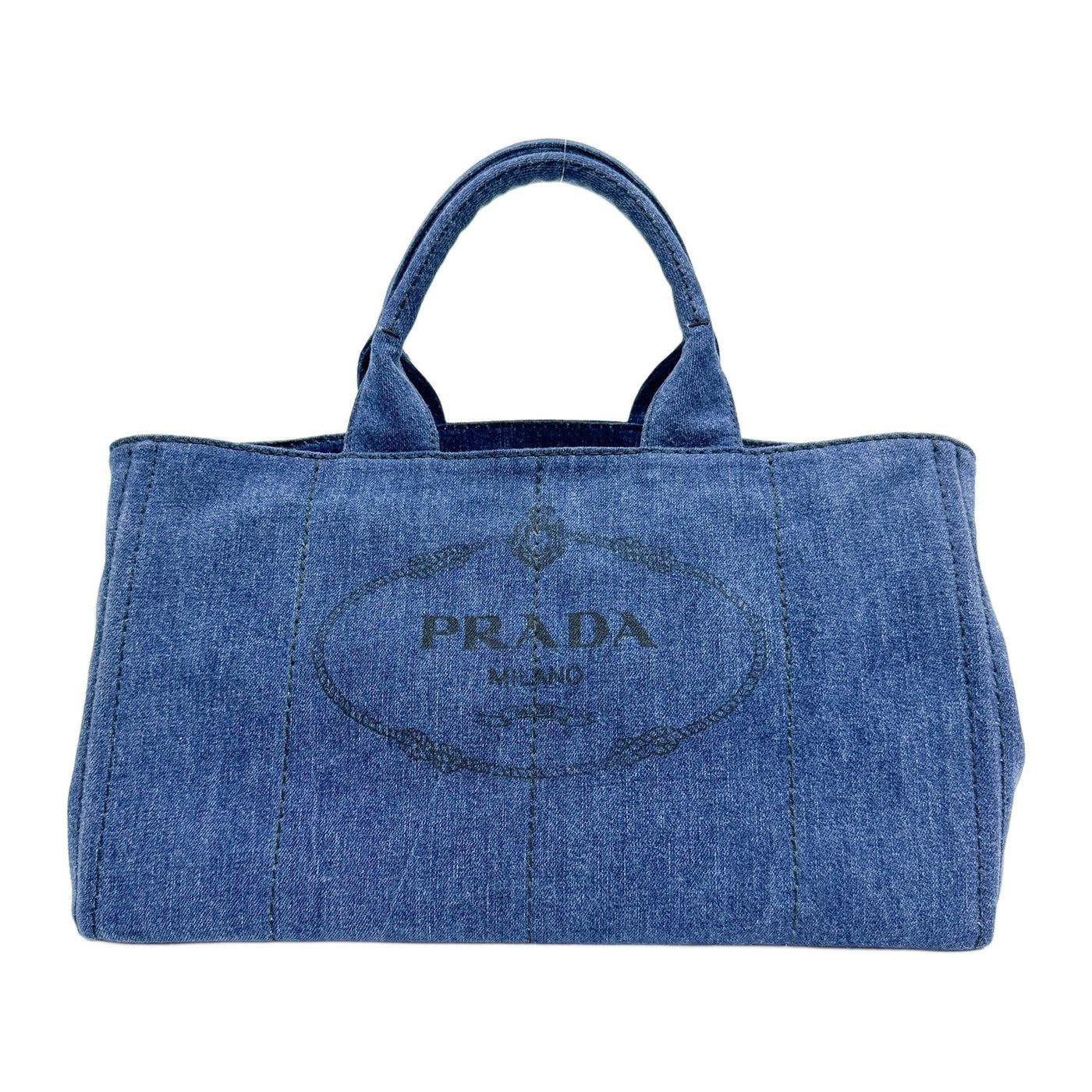 Blue Denim Tote Shoulder Bag