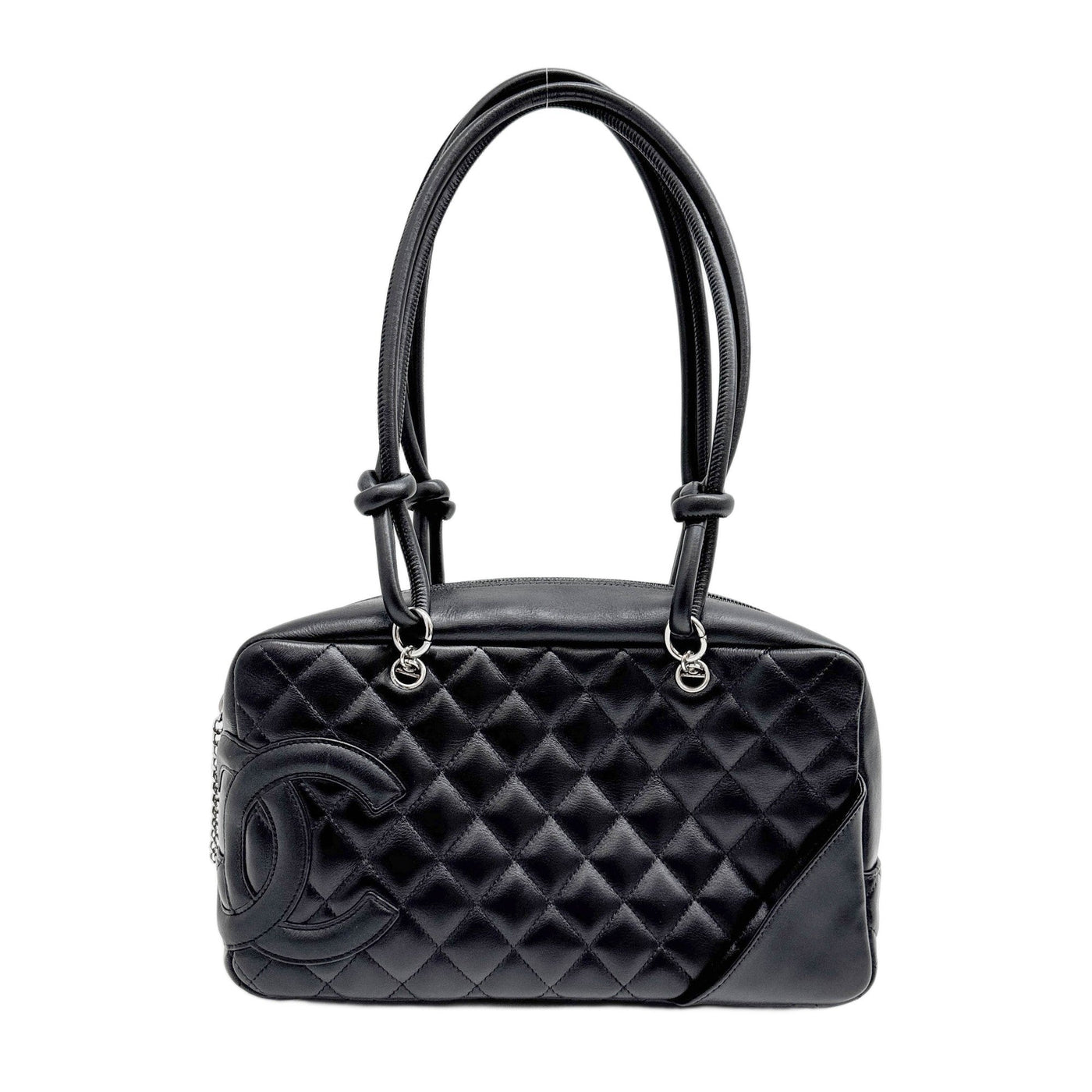 Cambon 2004-2005 Black Leather Shoulder Bag