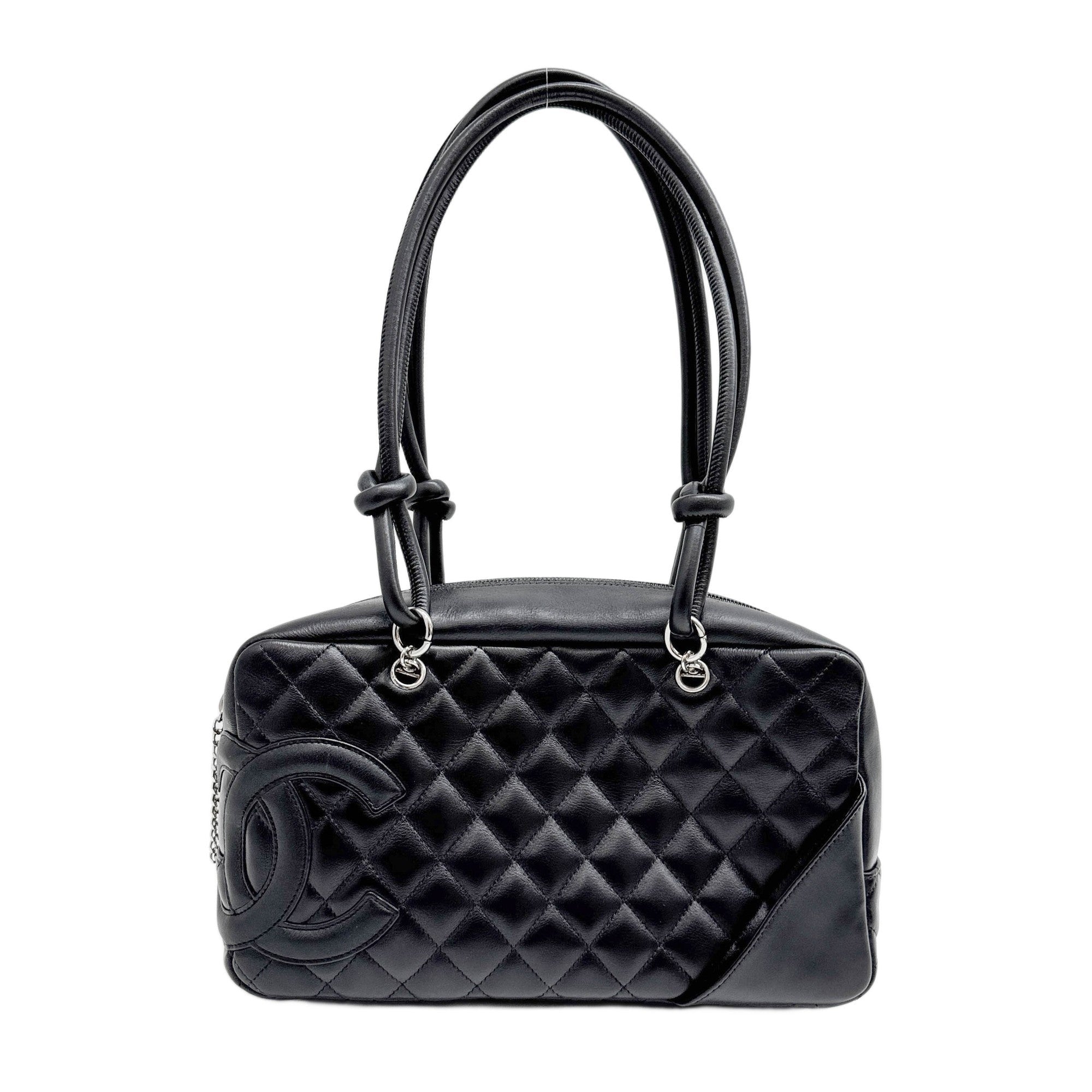 Cambon 2004-2005 Black Leather Shoulder Bag