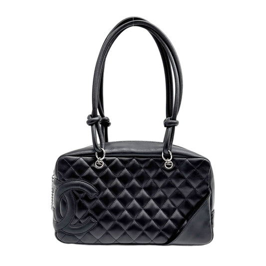 Cambon 2004-2005 Black Leather Shoulder Bag