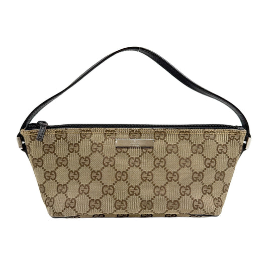 Boat Brown GG Canvas Hand Bag