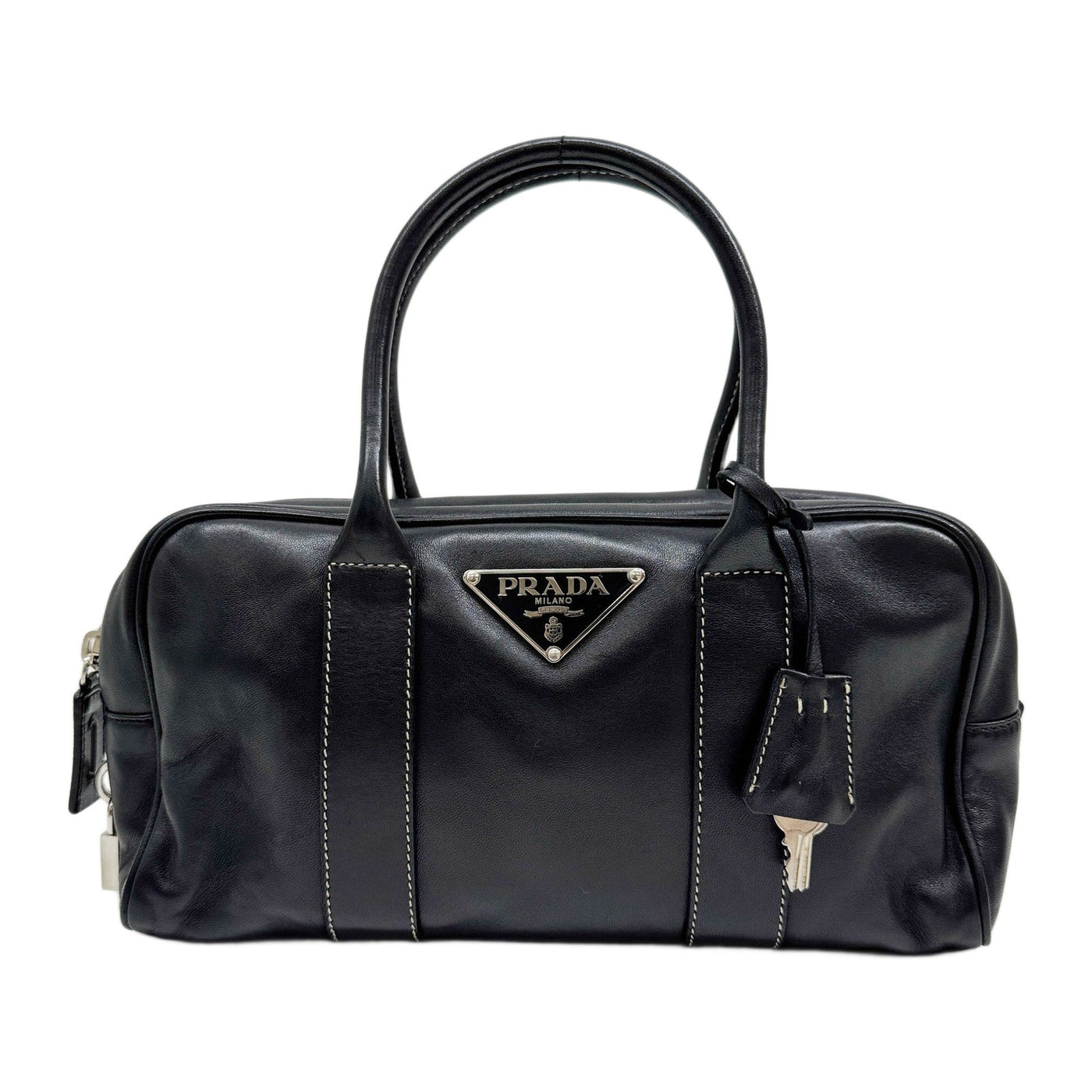 Black Leather Shoulder Bag