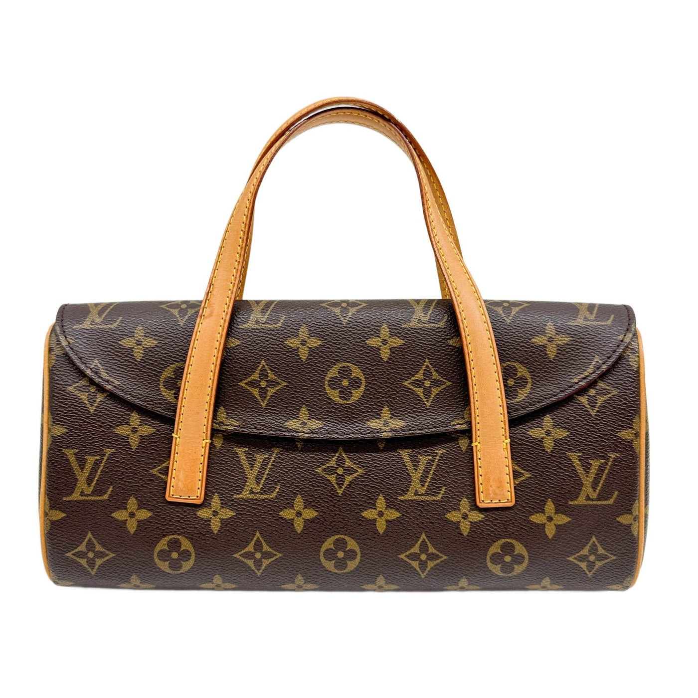 Sonatine Brown Monogram Canvas Shoulder Bag