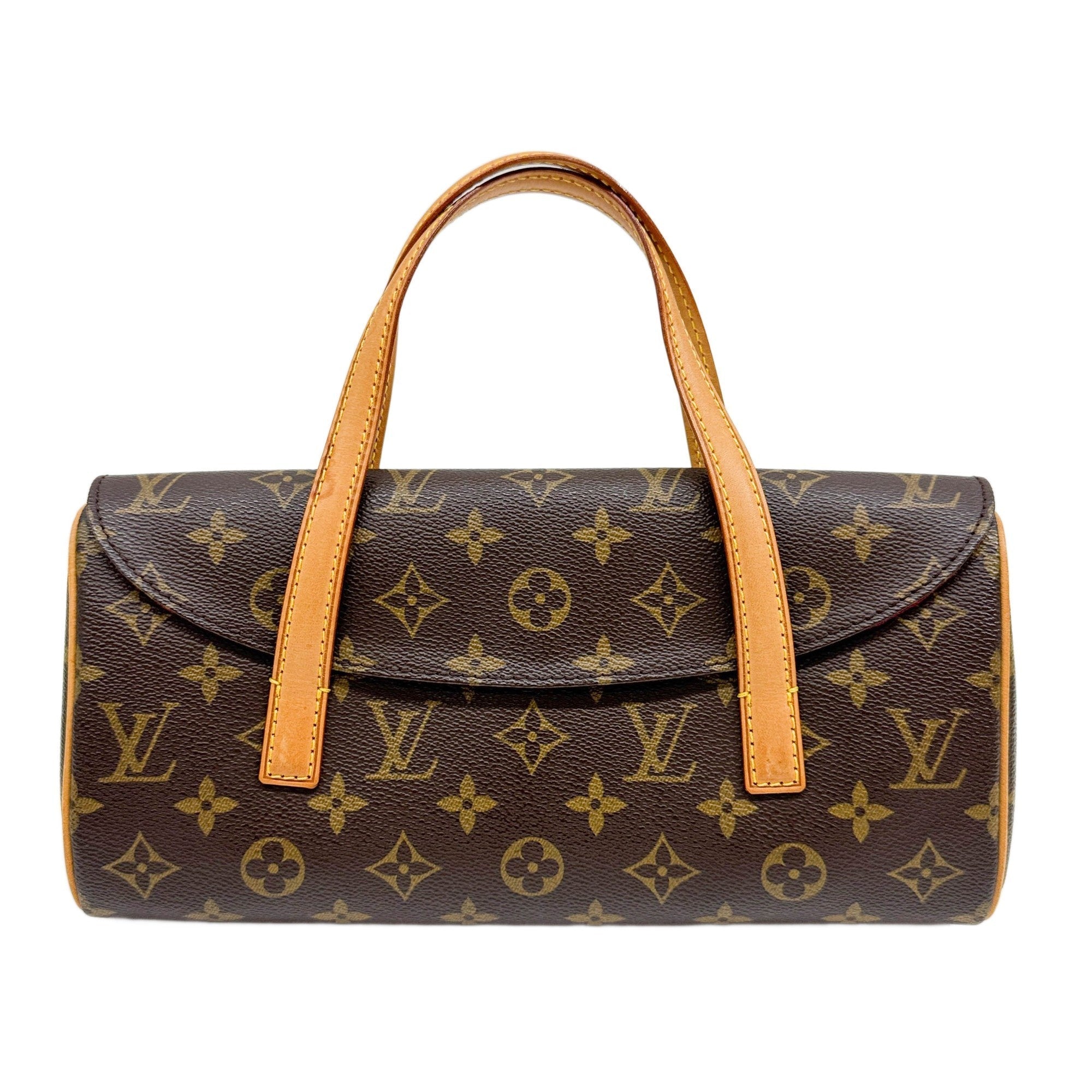 Sonatine Brown Monogram Canvas Shoulder Bag