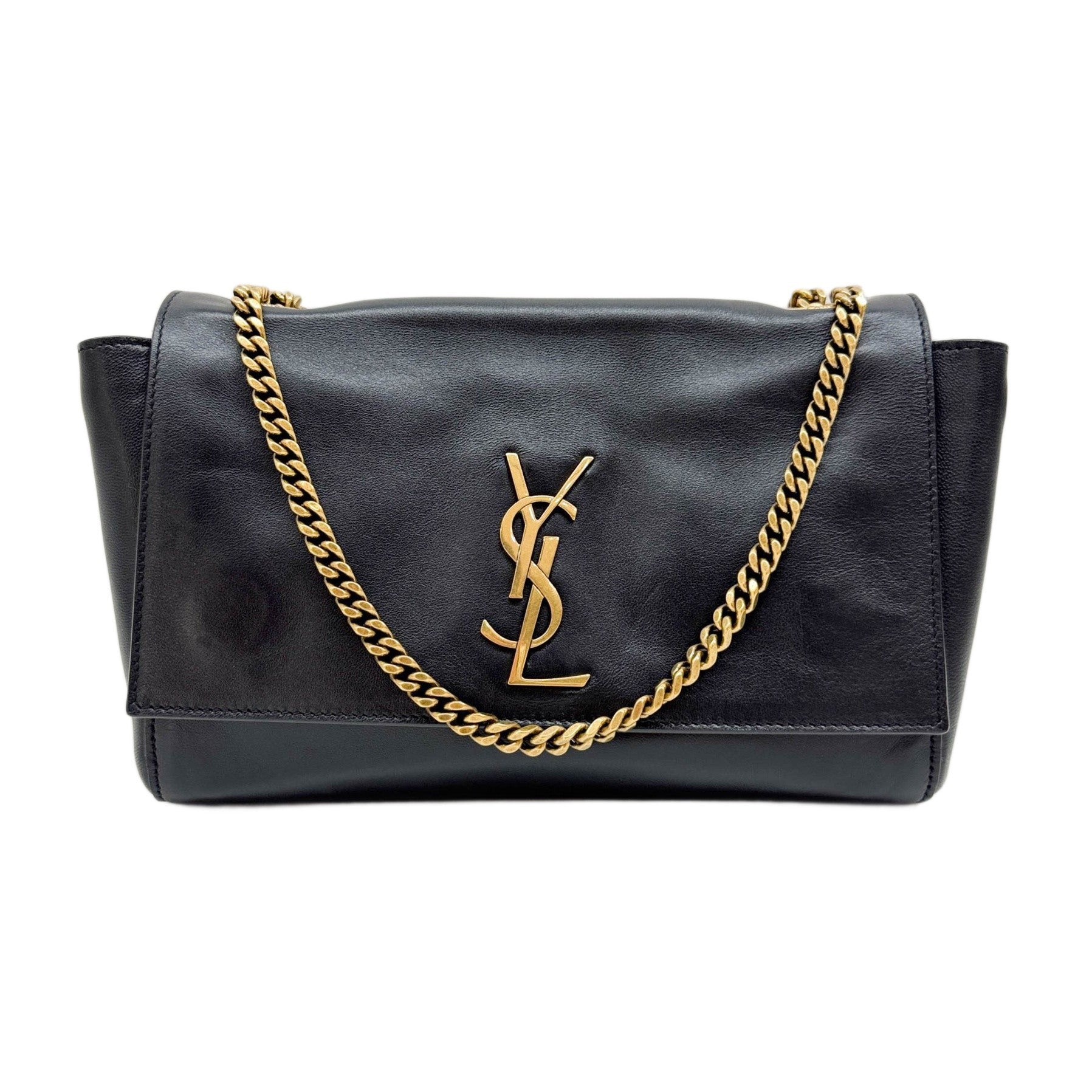 Small Reversible Kate Black Suede & Leather Crossbody Bag