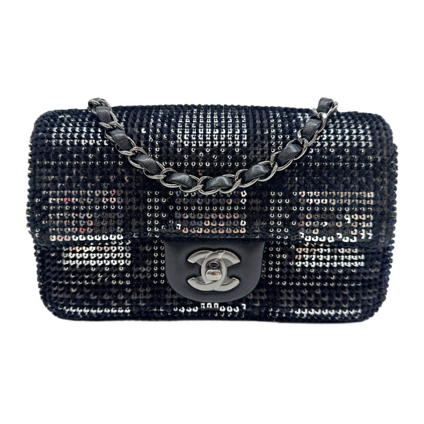 Mini Limited Edition "Hidden Sequins" Classic Flap 2020 Multicolor Sequin Shoulder Bag