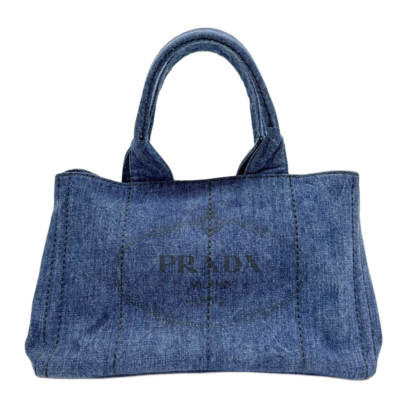 Canapa Blue Denim Tote Handle Bag