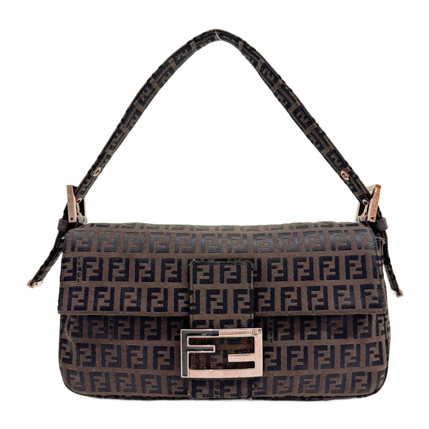 Baguette Zucchino Dark Brown Shoulder Bag