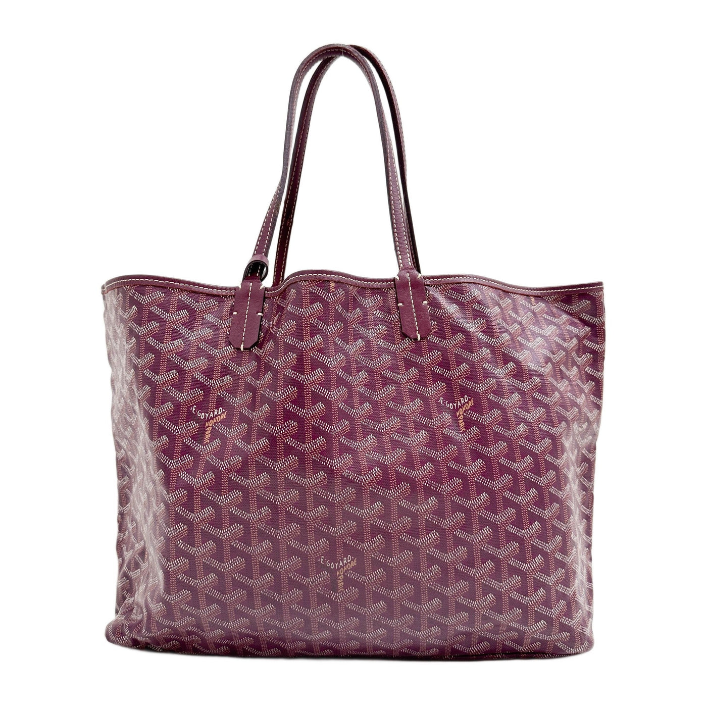 Artois PM Burgundy Canvas Shoulder Tote Bag