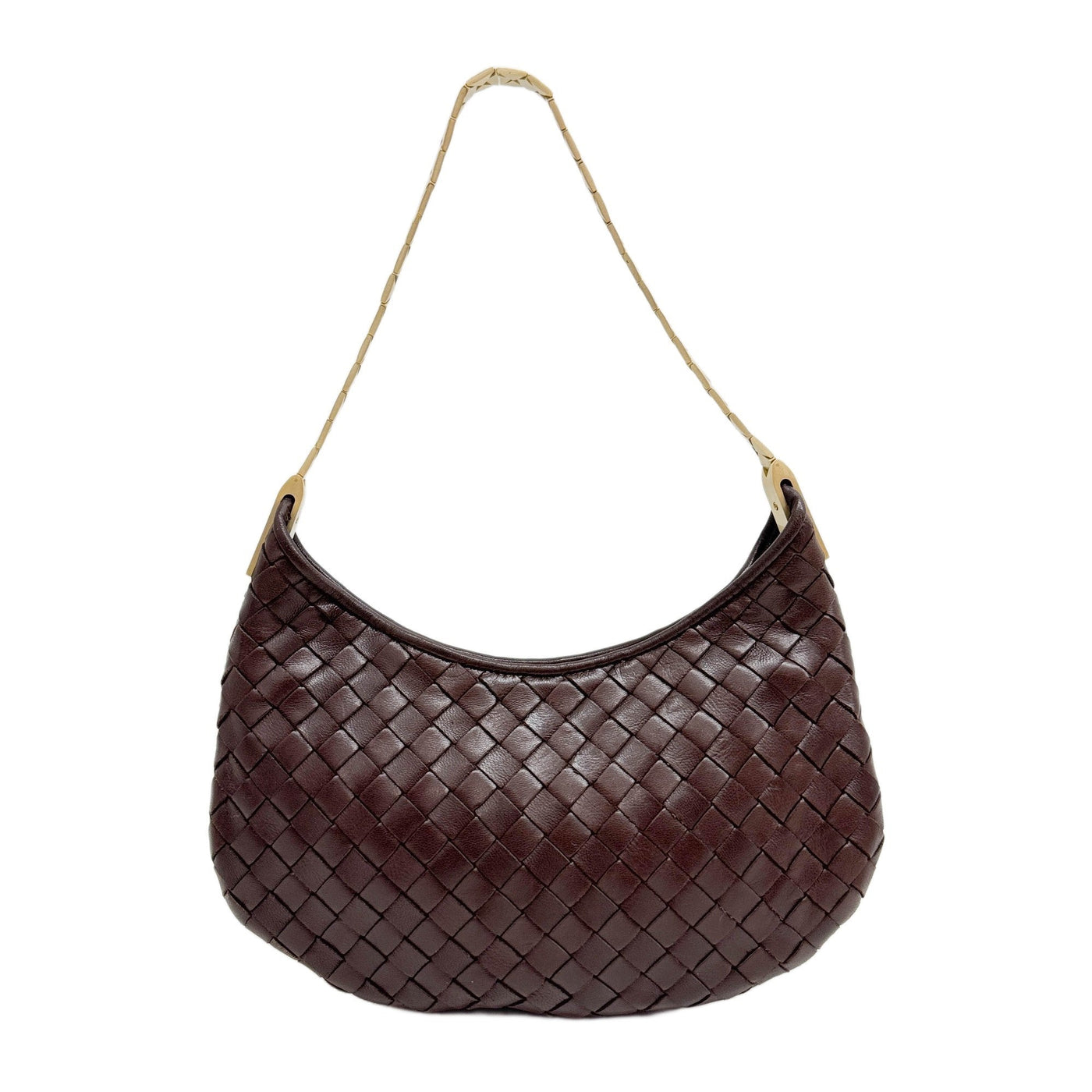 Mini Intrecciato Brown Leather Shoulder bag