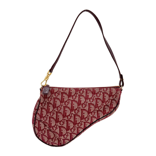 Saddle Pouch Red Trotter Canvas Shoulder Bag