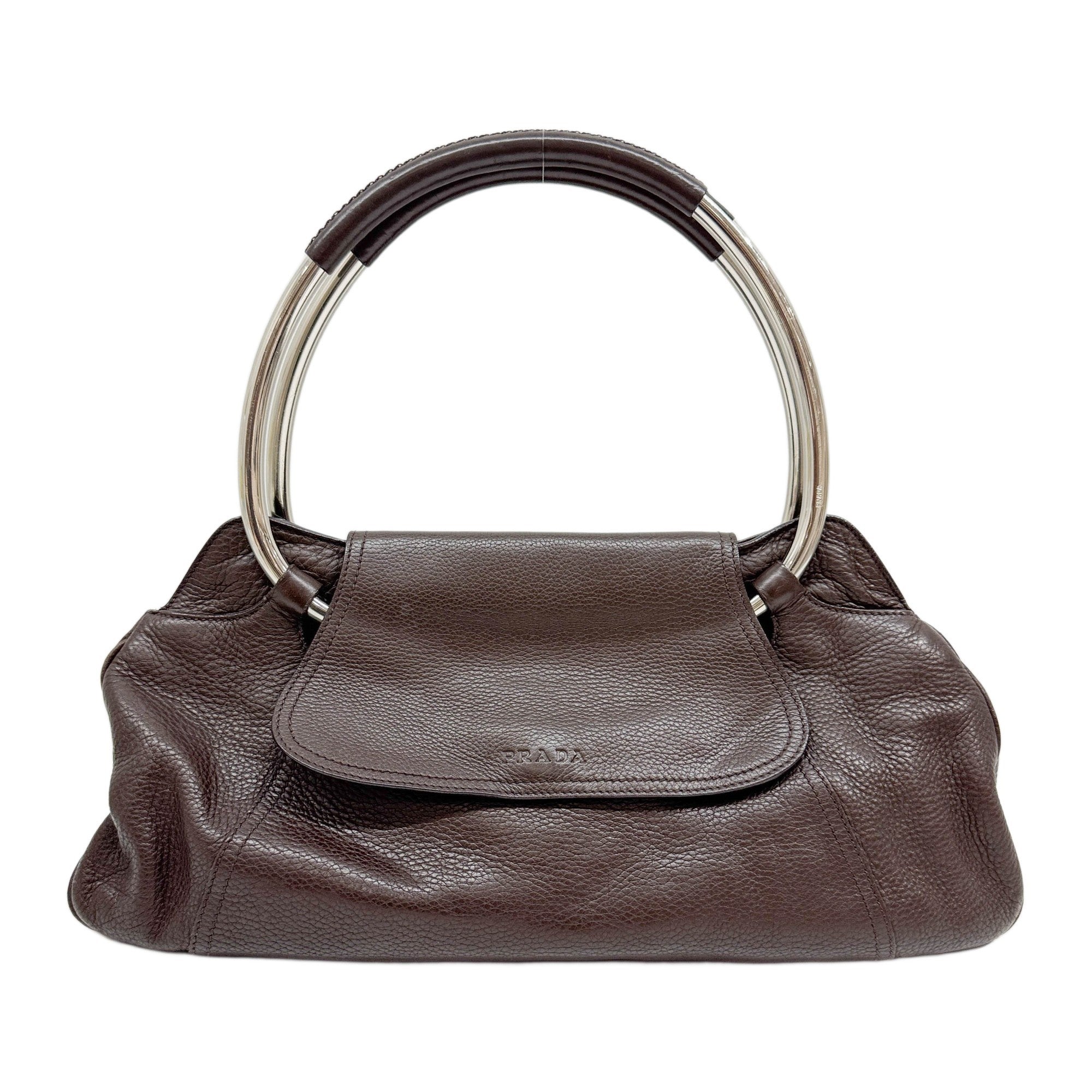 Brown Leather Shoulder Bag
