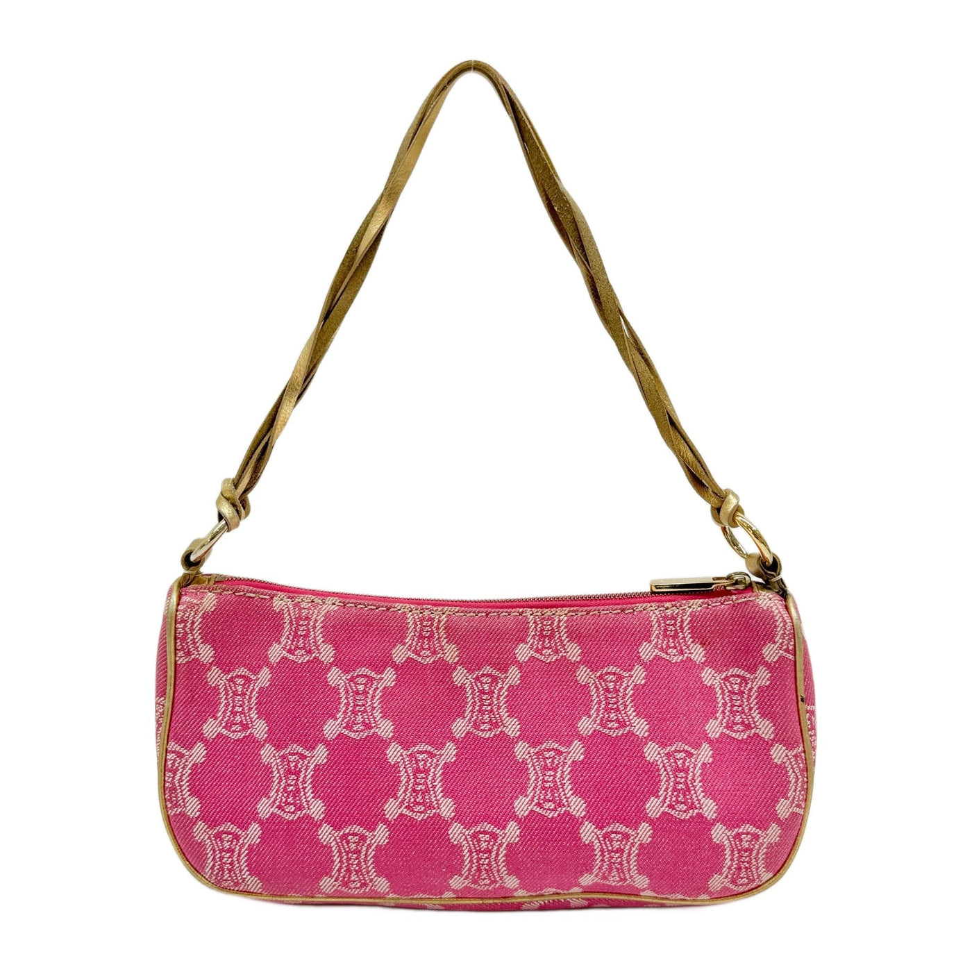 Pink Paris Macadam Canvas Shoulder Pochette