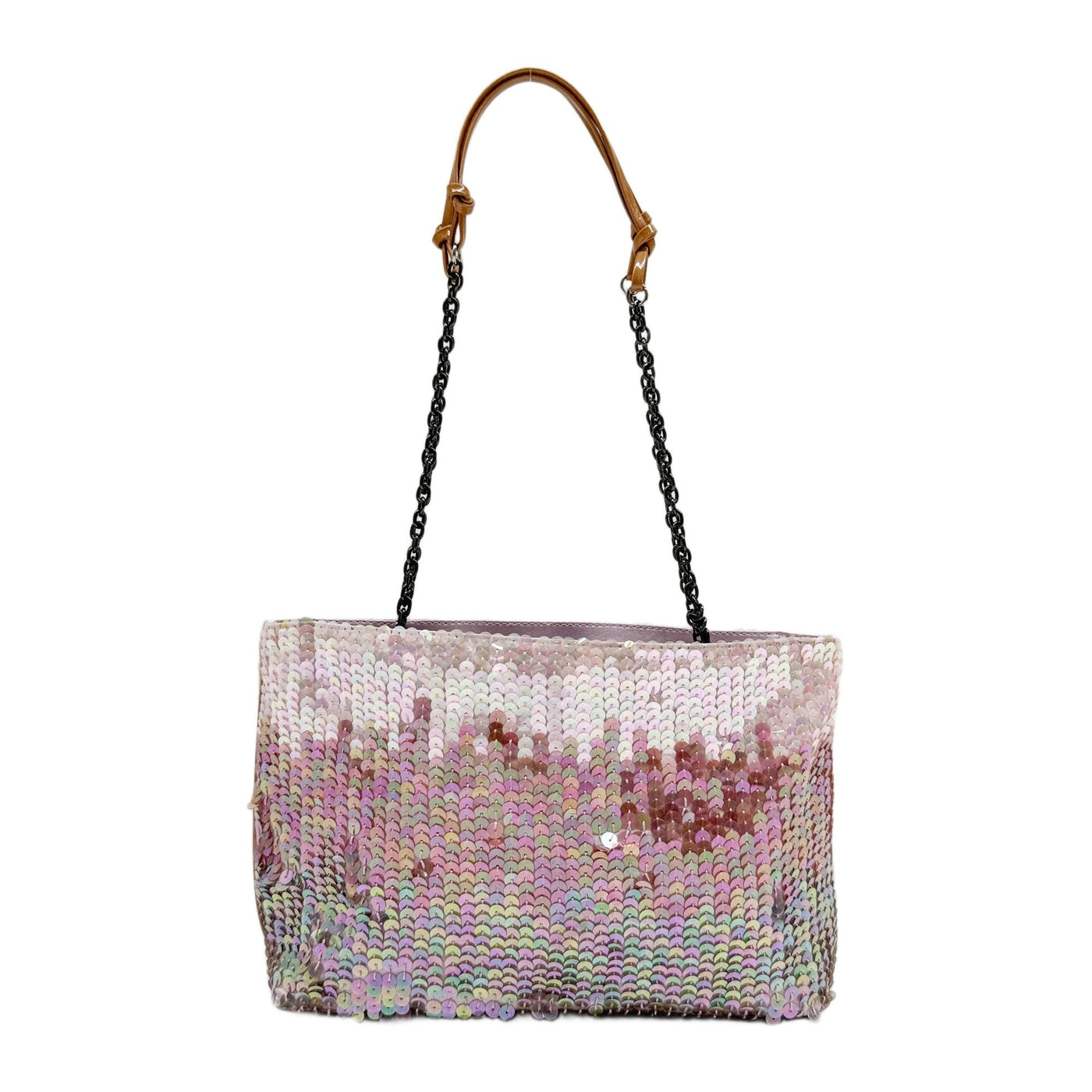Pink Sequin Shoulder Bag