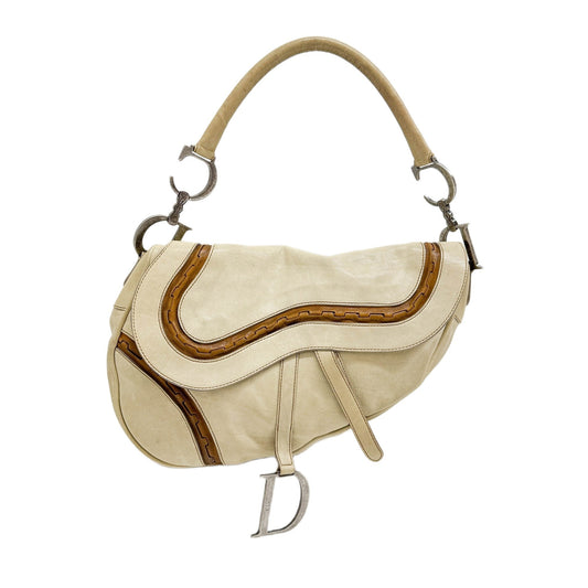 Gaucho Beige Leather Shoulder Bag