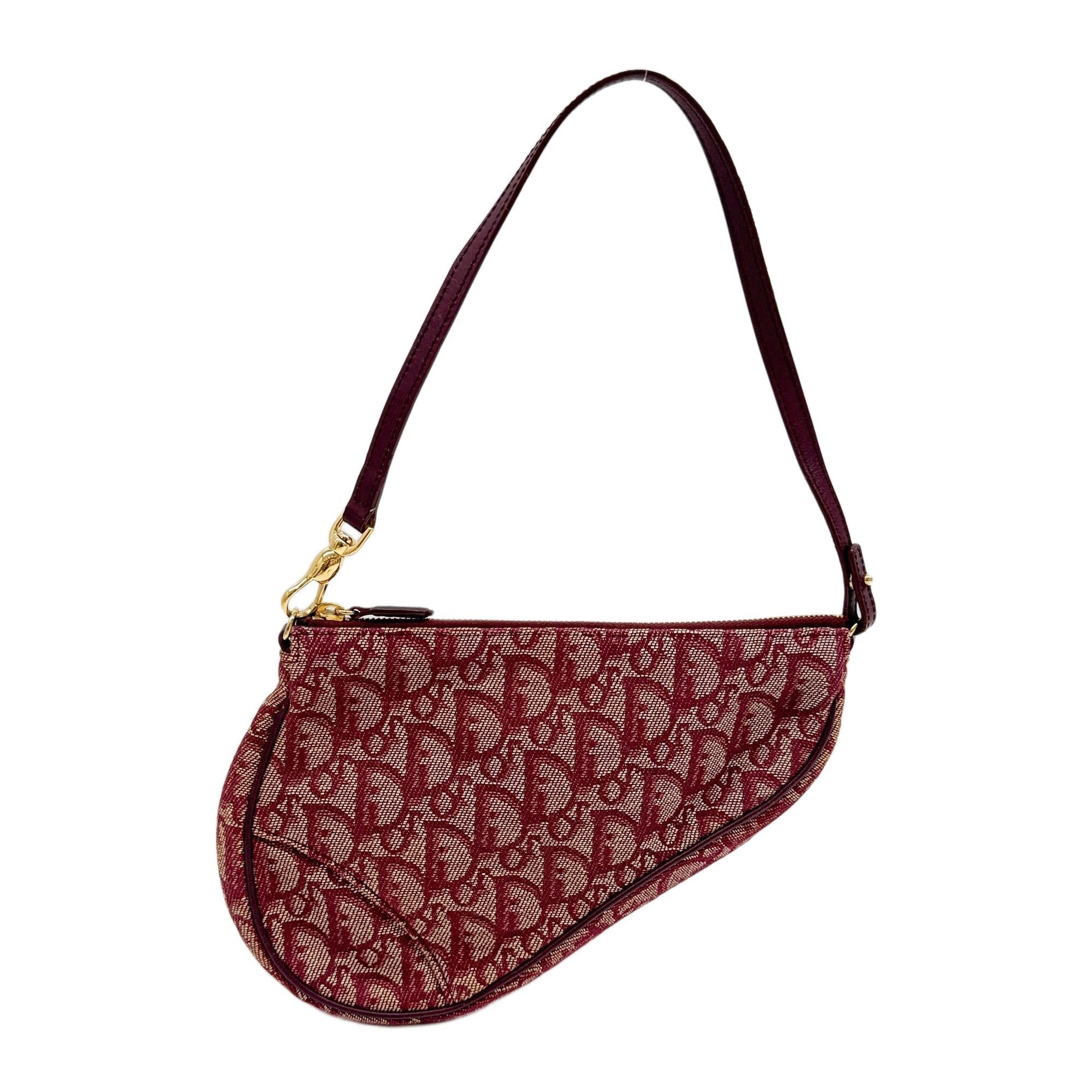 Saddle Pouch Red Trotter Canvas Shoulder Bag