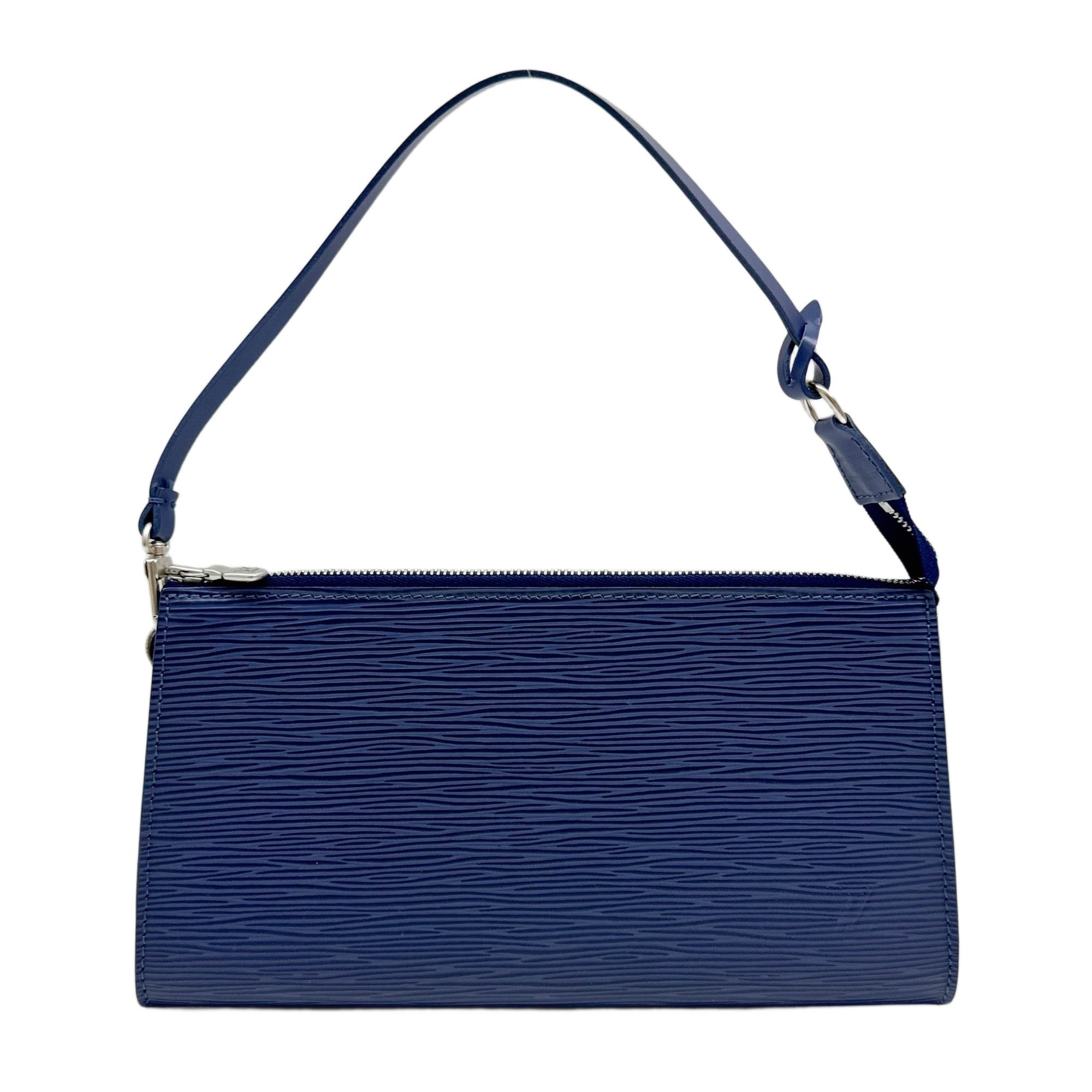Epi Ocean Blue Pochette Accessoire Bag