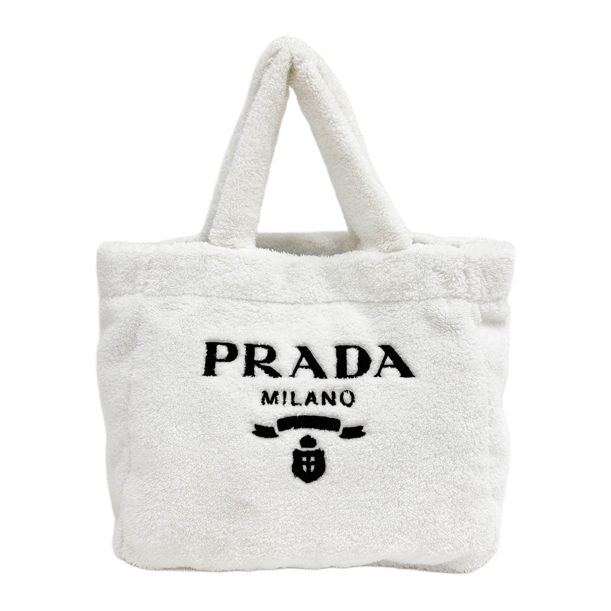 Terry White Cloth Tote Bag