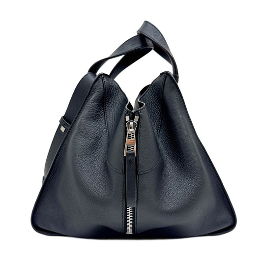 Hammock Black Leather Shoulder Bag