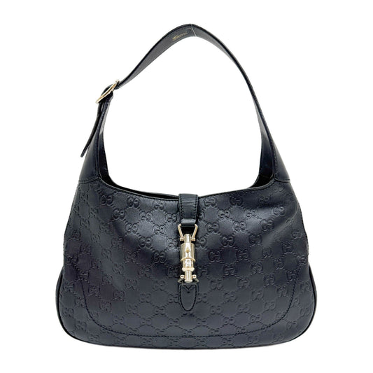 Jackie Black Guccissima Leather Shoulder Bag