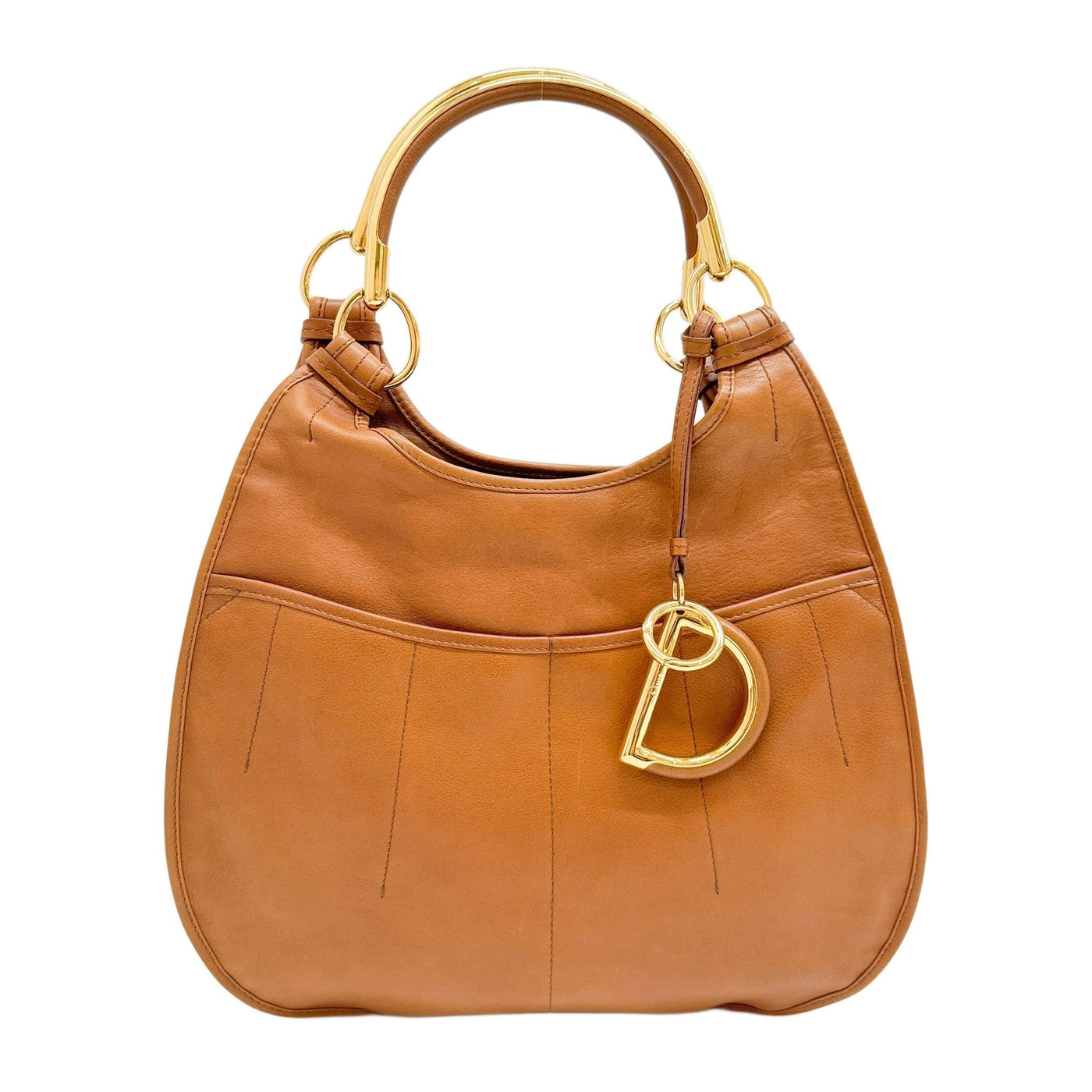 61 Brown Leather Shoulder Bag