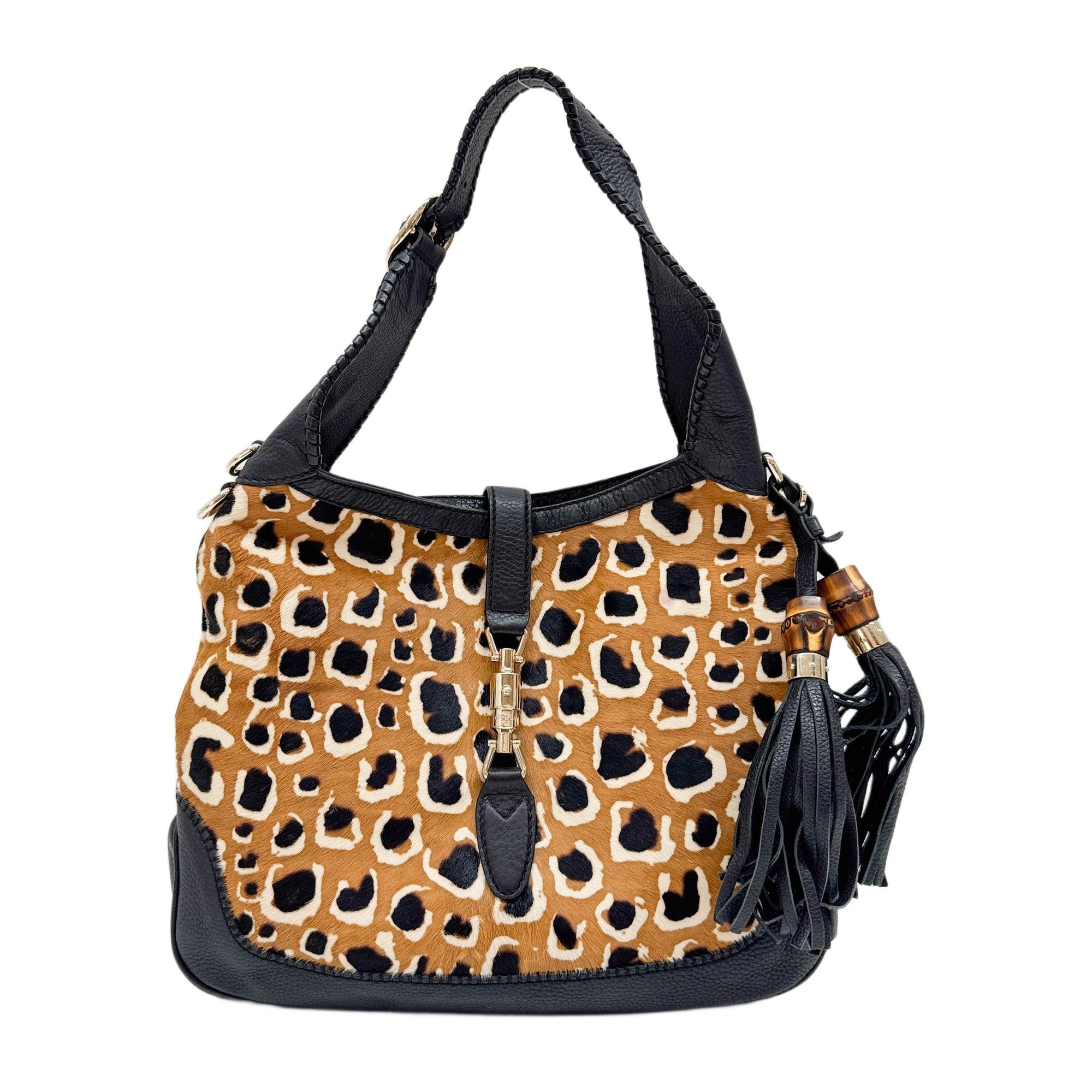 New Jackie Brown Cheetah Shoulder Bag