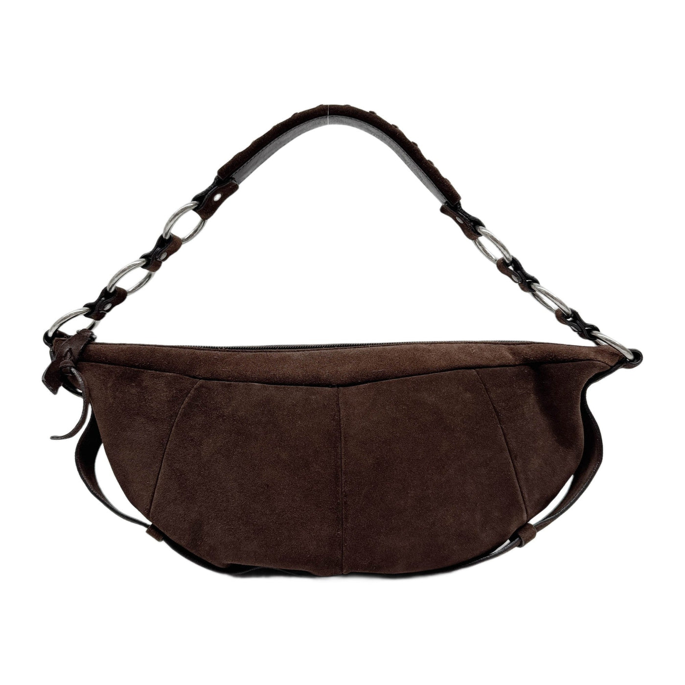 Rive Gauche Mombasa Brown Suede Shoulder Bag
